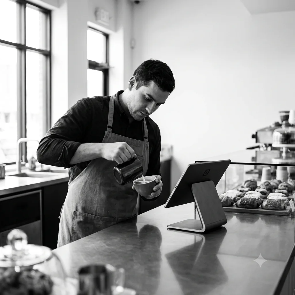 Cafe point of sale system
